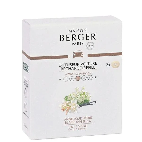 Maison Berger - Anti Odour Car Diffuser Refill - Black Angelica