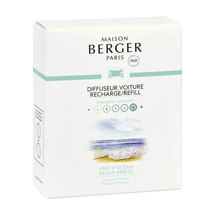 Maison Berger - Anti Odour Car Diffuser Refill - Ocean Breeze
