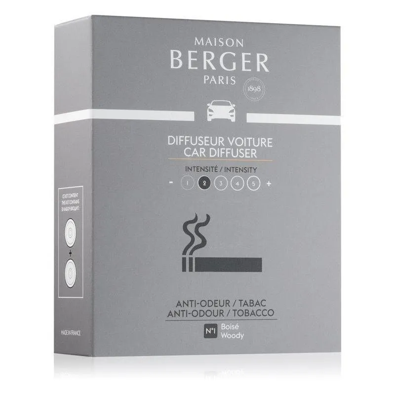 Maison Berger - Anti Odour Car Diffuser Refill - Tobacco
