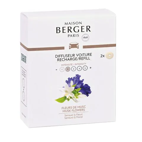Maison Berger - Car Diffuser Refill - Musk Flowers - DISCONTINUED