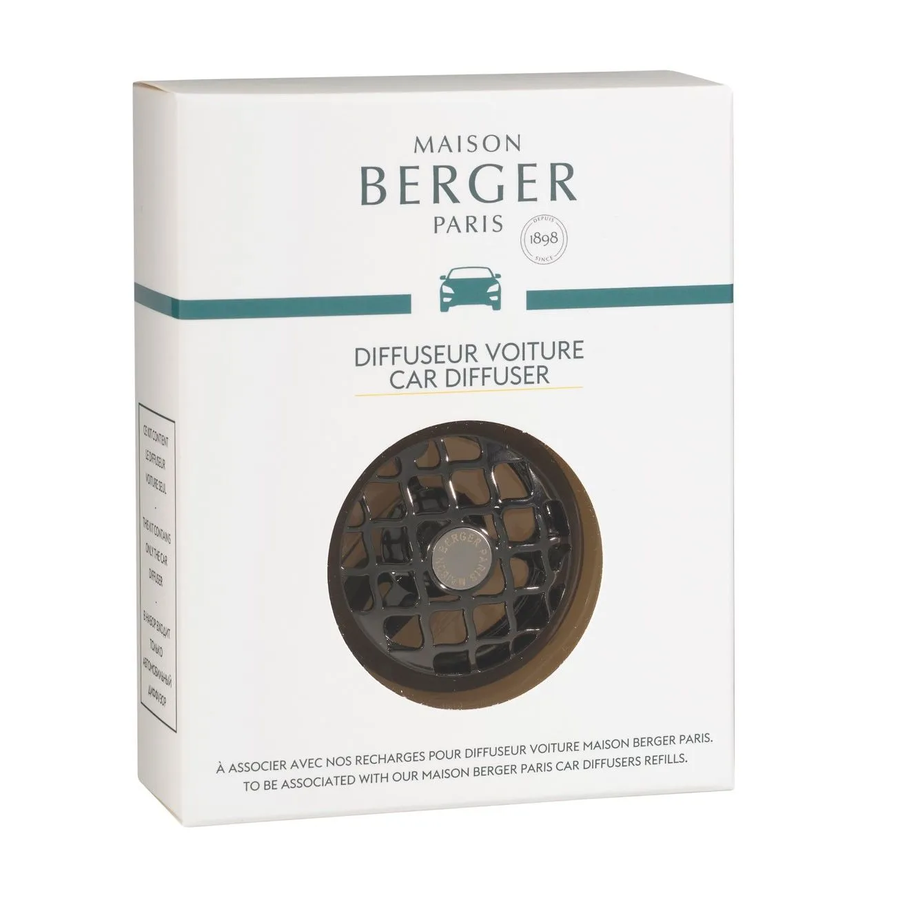 Maison Berger - Resonance Gun Metal Car Diffuser
