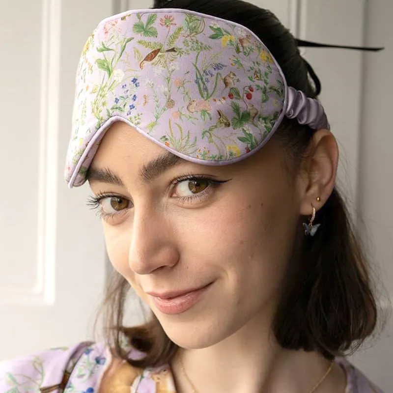 Meadow Creature Lilac Sleep Mask