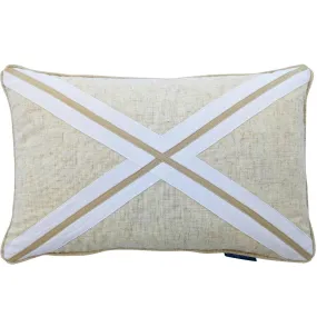 Mirage Haven Ellie Cross Linen 30x50cm Cushion Cover