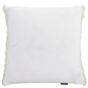 Mirage Haven Rose Fringe White 55x55cm Cushion Cover