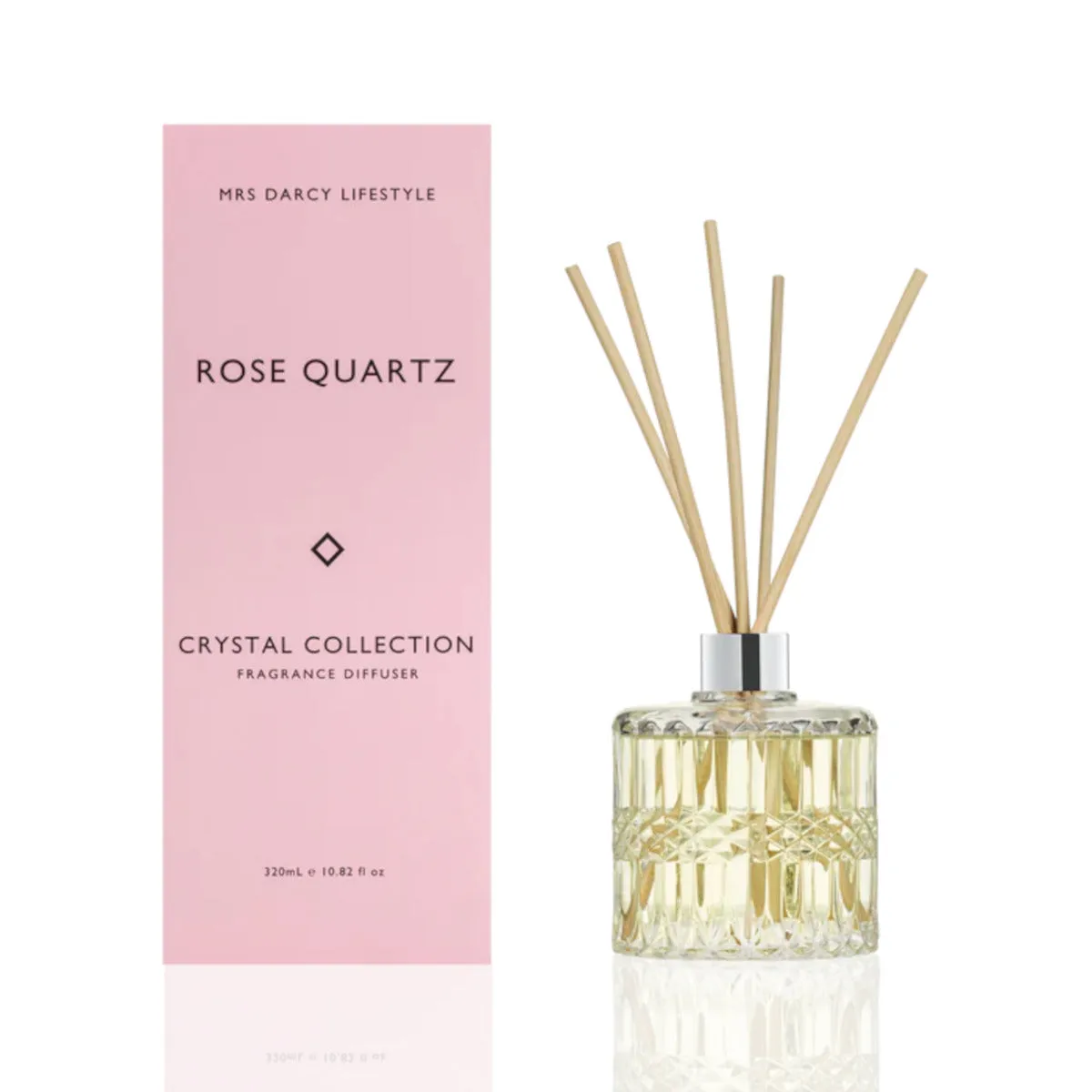 Mrs Darcy Rose Quartz Peonies   Fresh Roses Diffuser 320ml