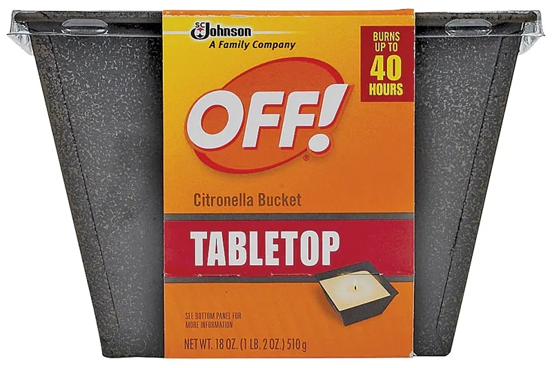 OFF! 70801 Citronella Bucket, White, Pleasant, 18 oz Bucket :EA: QUANTITY: 1