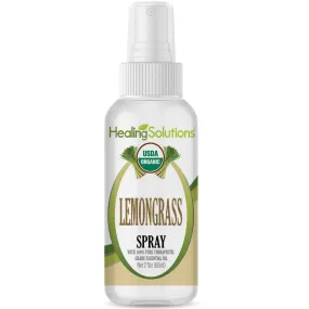 Organic Lemongrass Essential Oil Spray