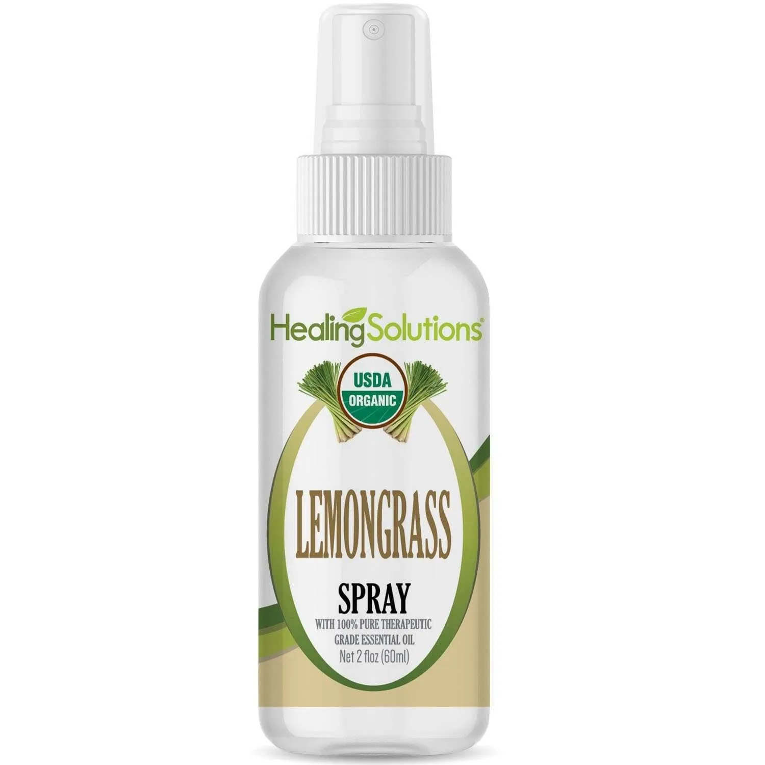 Organic Lemongrass Essential Oil Spray