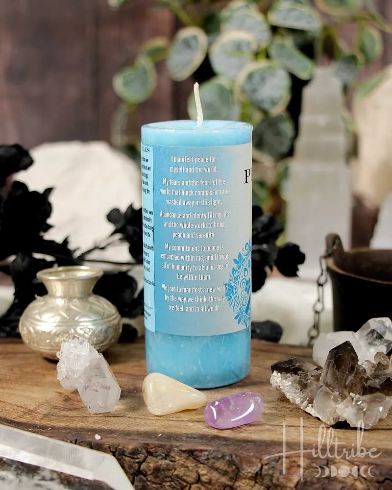 Peace World Magic Candle