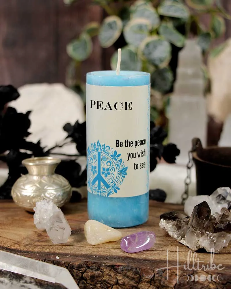 Peace World Magic Candle