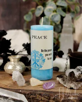 Peace World Magic Candle