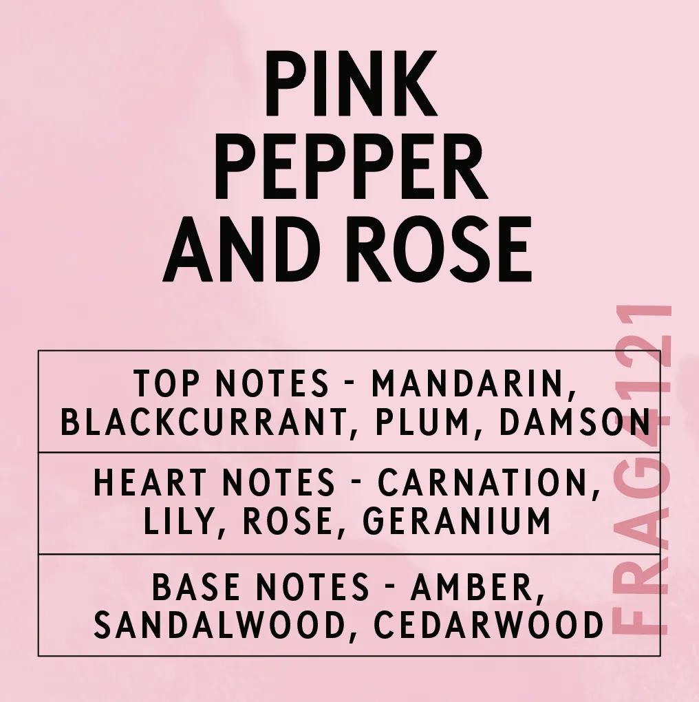 Pink Pepper & Rose Fragrance Oil