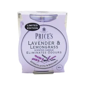 Prices Fresh Air Lavender & Lemongrass Small Candle Jar