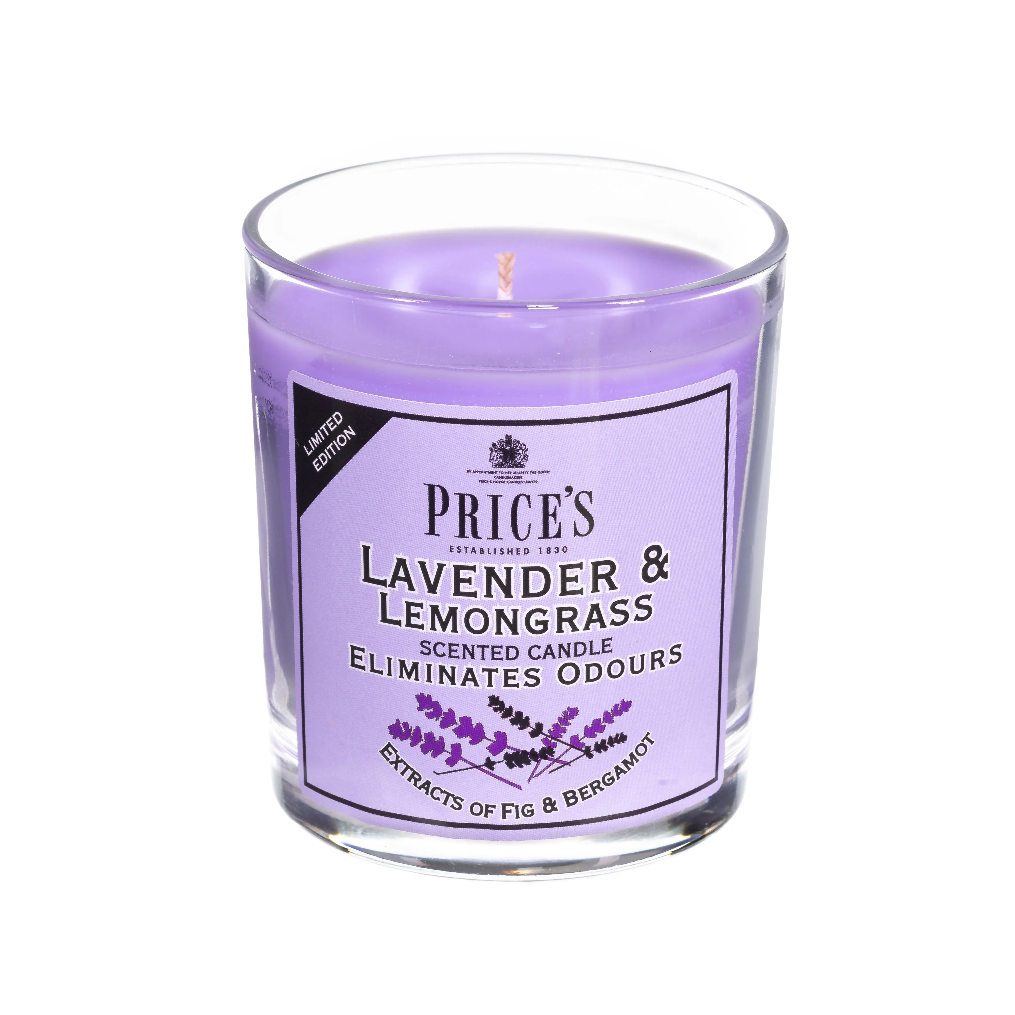 Prices Fresh Air Lavender & Lemongrass Small Candle Jar