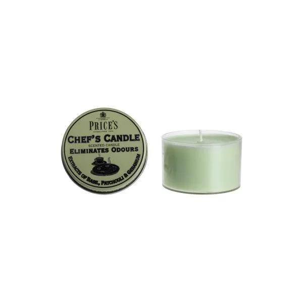 Prices Odour Eliminating Chefs Tin Candle 3 Pack