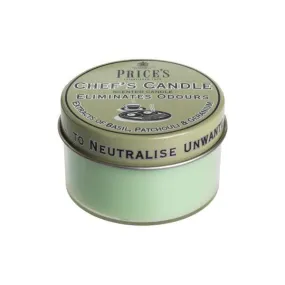 Prices Odour Eliminating Chefs Tin Candle 3 Pack