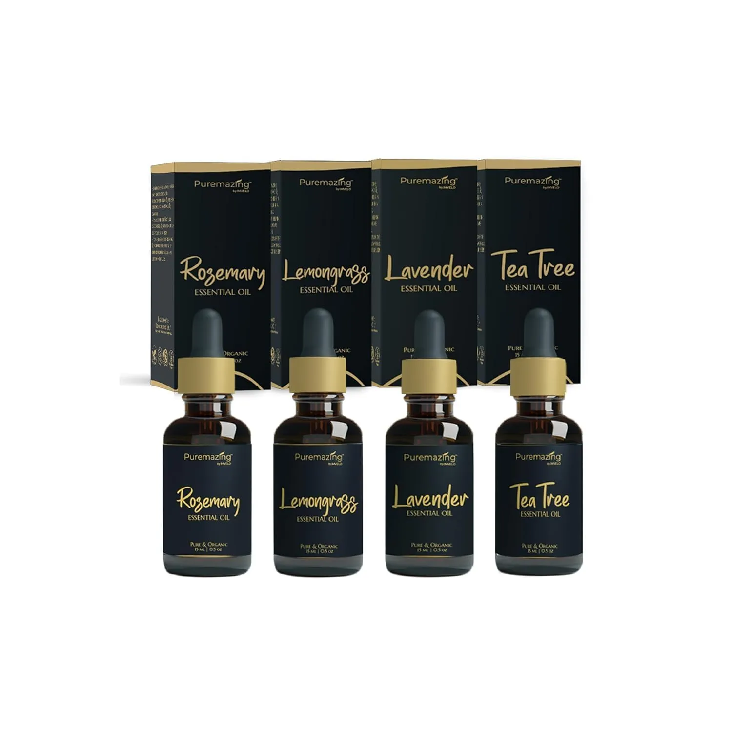 Puremazing Essential Oil | 15ml | Natural Essential Oil | Instant Refreshness | Essential Oil for Diffusers & Skin