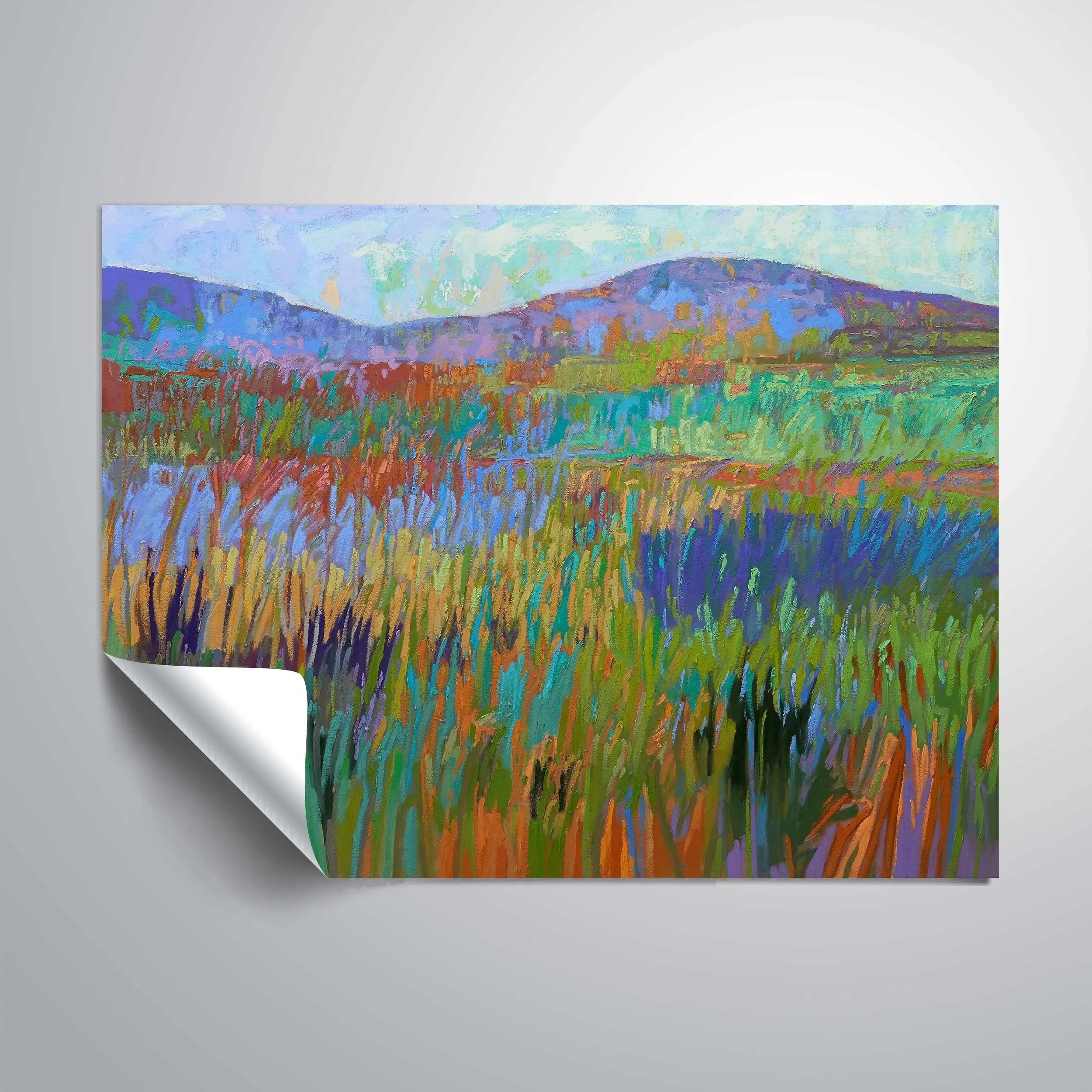 "Color Field no. 68" Removable Wall Art Mural