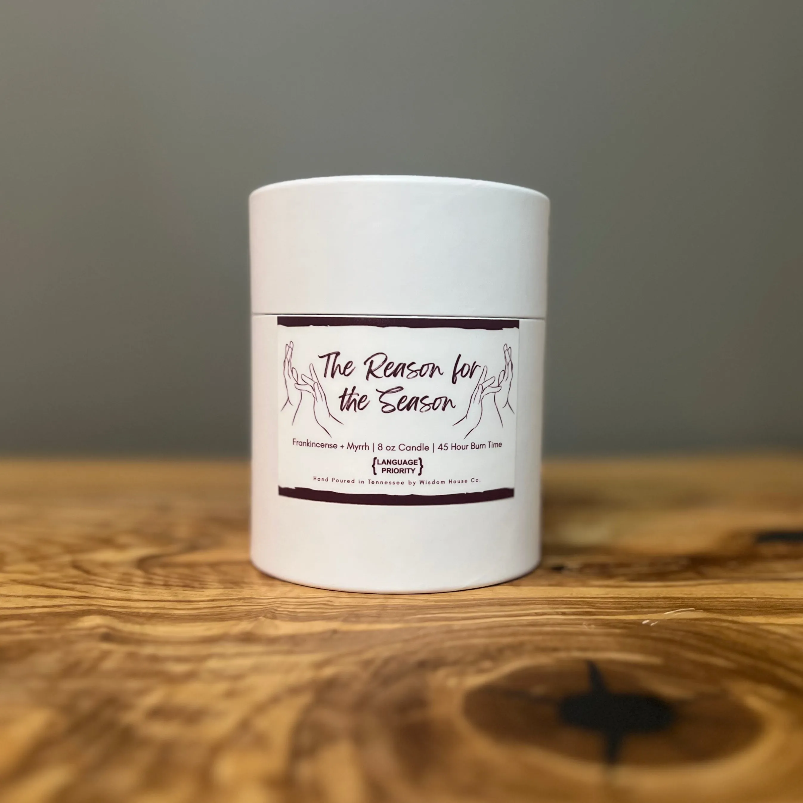 "The Reason for the Season" Frankincense   Myrrh Candle