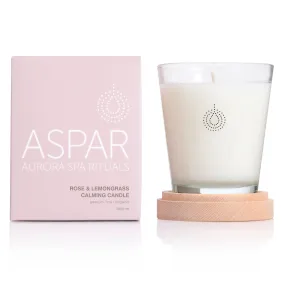 Rose & Lemongrass Calming Candle