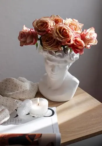 Ruya's Handcrafts Lunar Bliss Jar Rose Quartz Stone | Mood Enhancer That Evokes Childhood Memories, Therapy Candles | Love Spell Candles (Lush Nodes)
