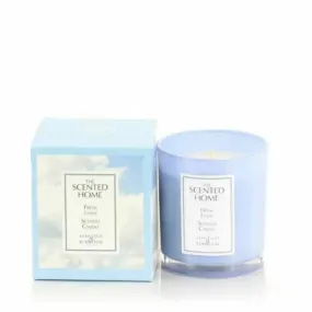 Scented Home Candle Jar Fresh Linen