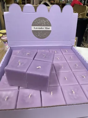 Square Candles- Lavender Mint