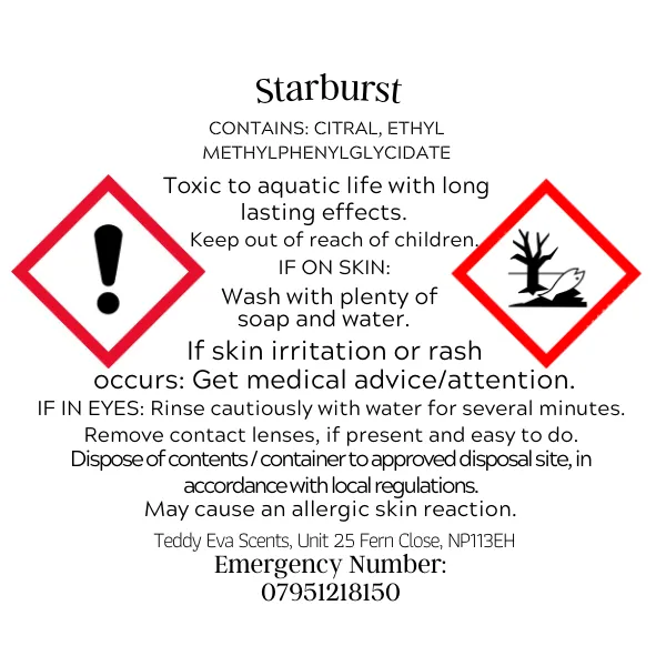 Starburst 120ml Reed Diffuser
