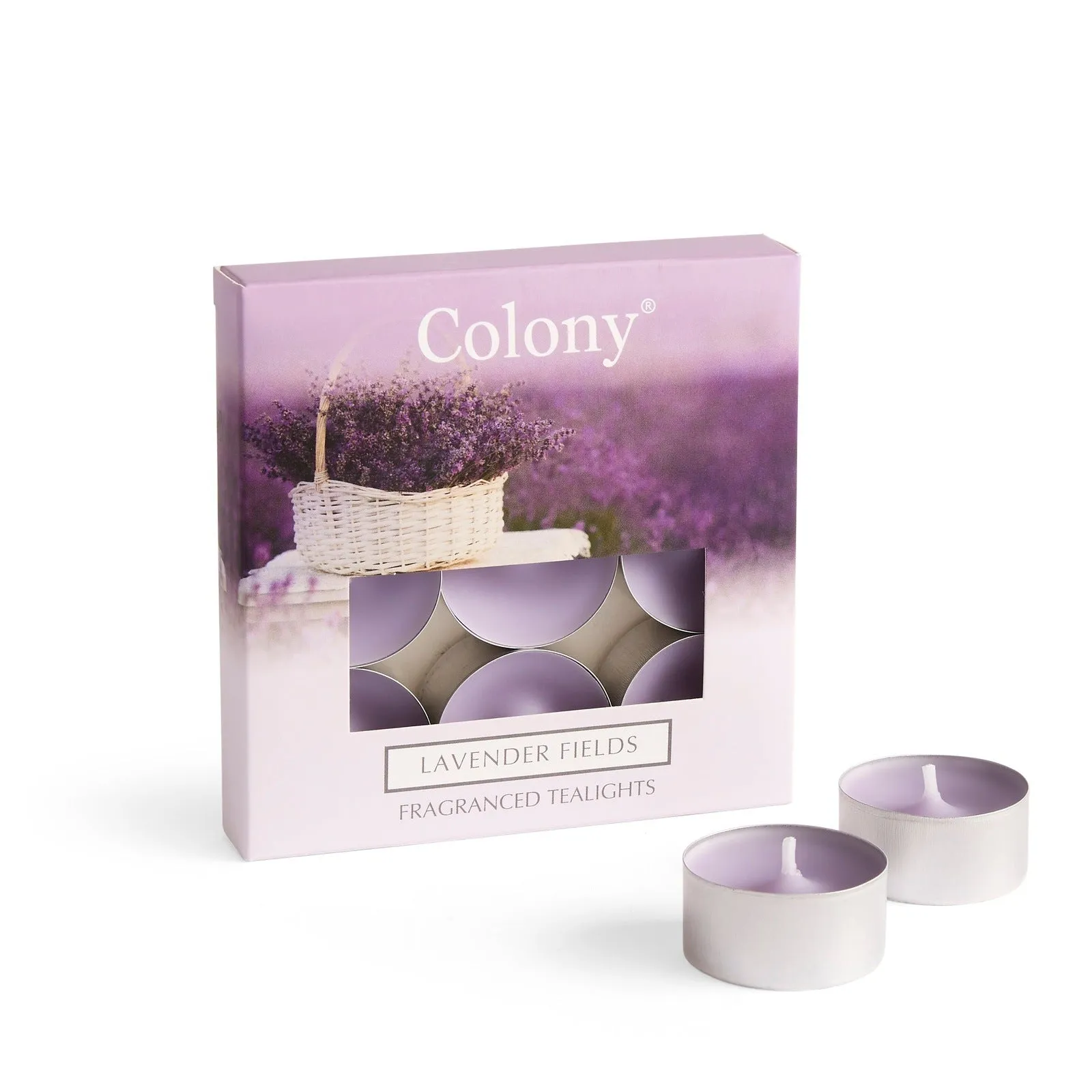 Tealights Lavender Fields 9 Pack