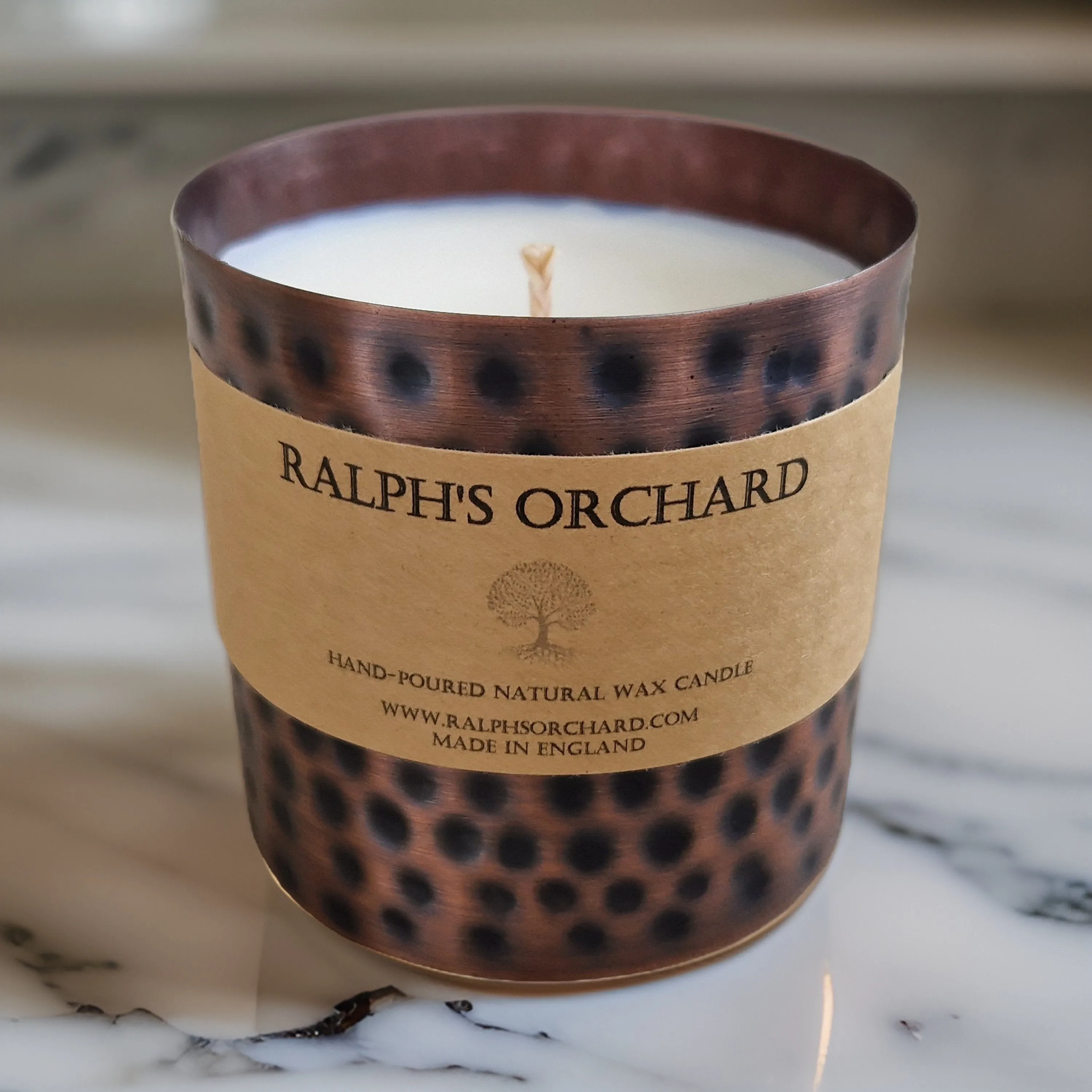 Unscented Natural Wax Candles