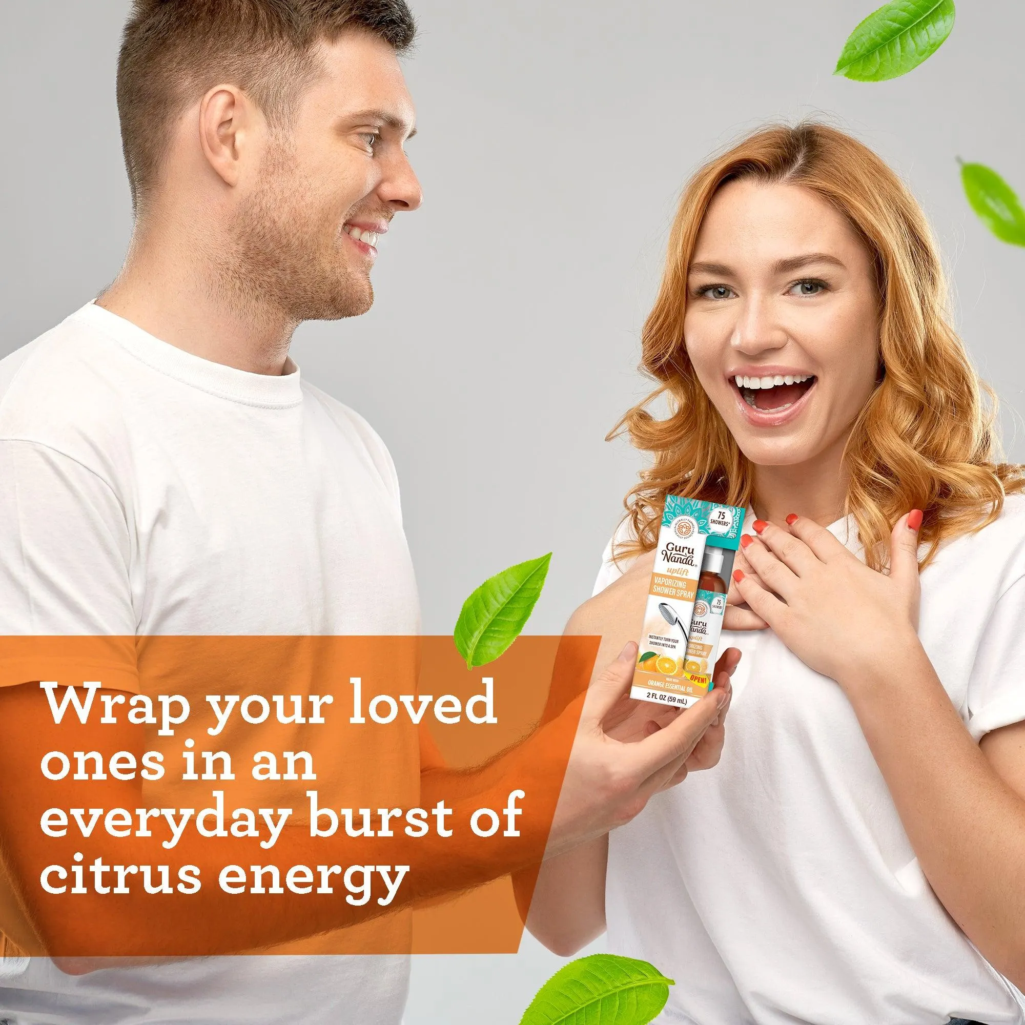 Uplift Orange Shower Spray, 2 FL OZ