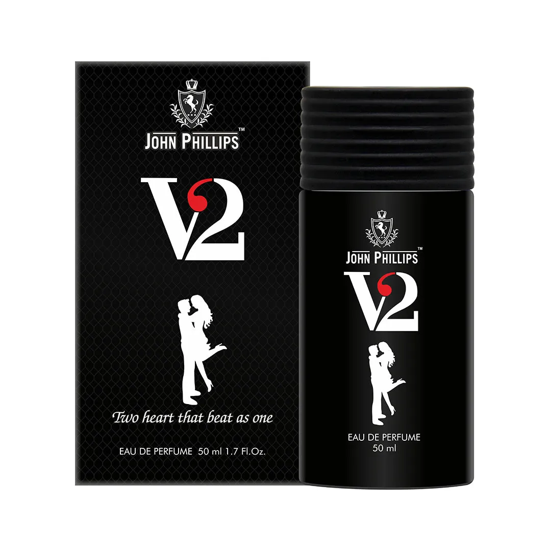 V2 & Black - Unisex Fragrance Combo Set ( 50ml   50ml )
