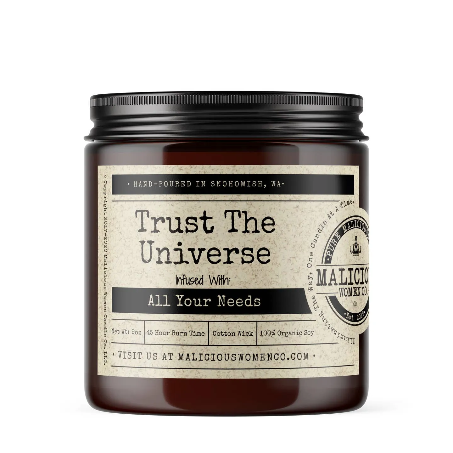 Witch Candle - Trust The Universe: Sage & Sea Salt